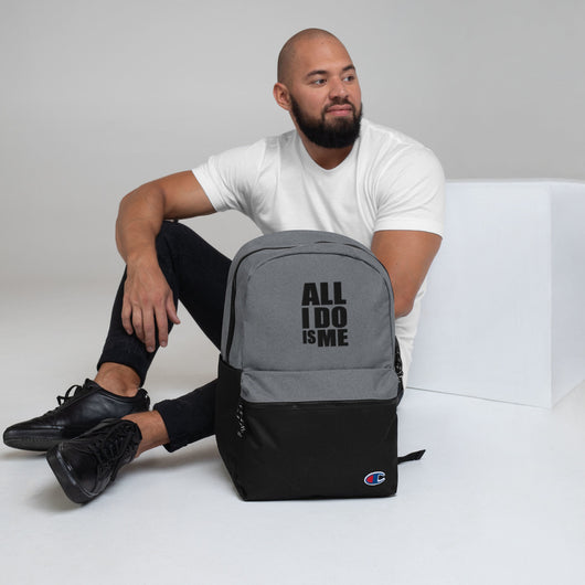 #AlliDoIsMe Embroidered Champion Backpack