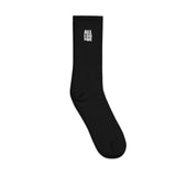 Black Embroidered socks