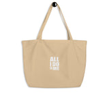 Large organic tote bag