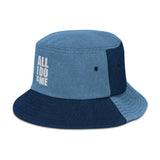Denim bucket hat